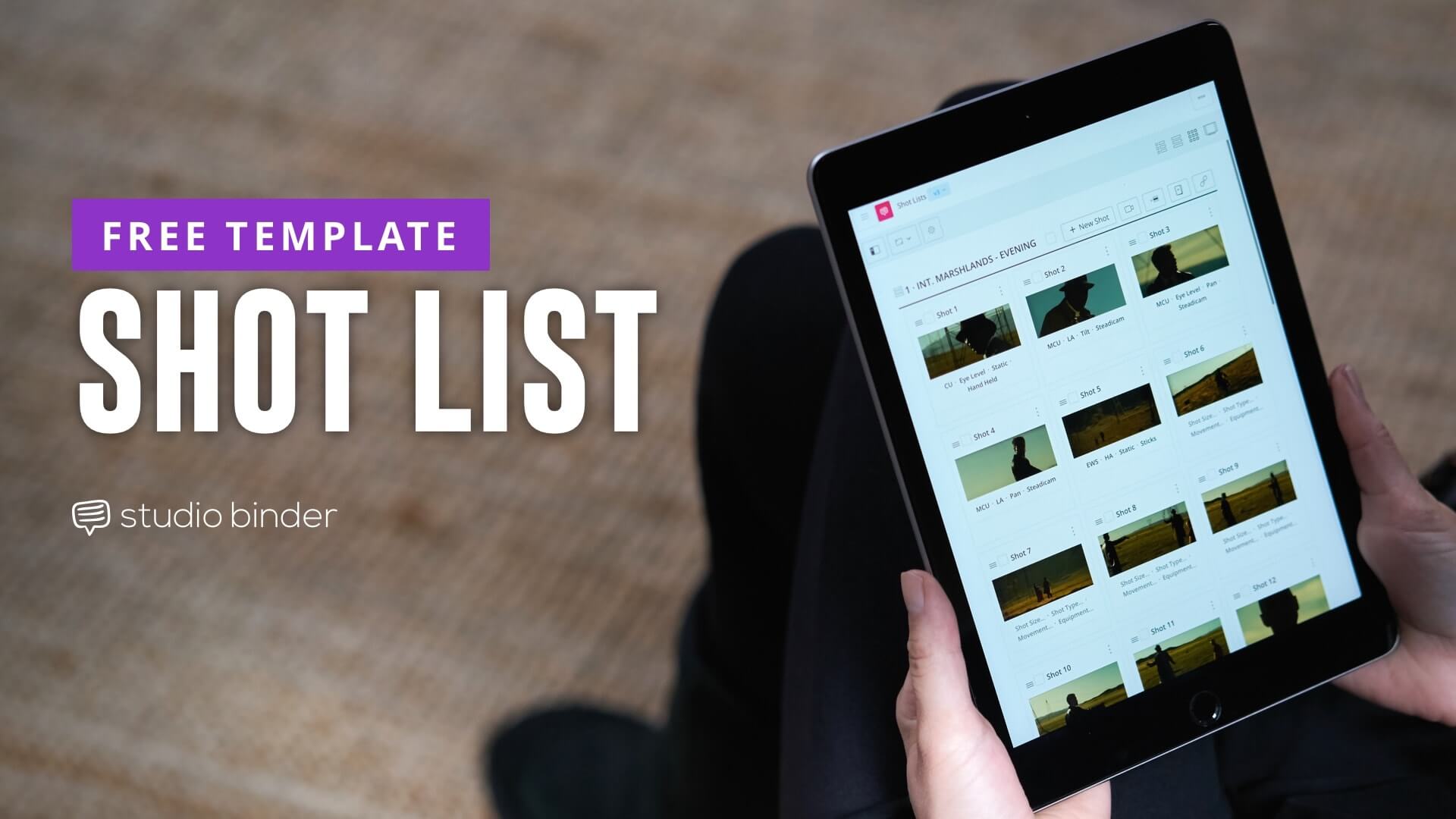 Advanced FREE Shot List Template Making a Camera Shotlist