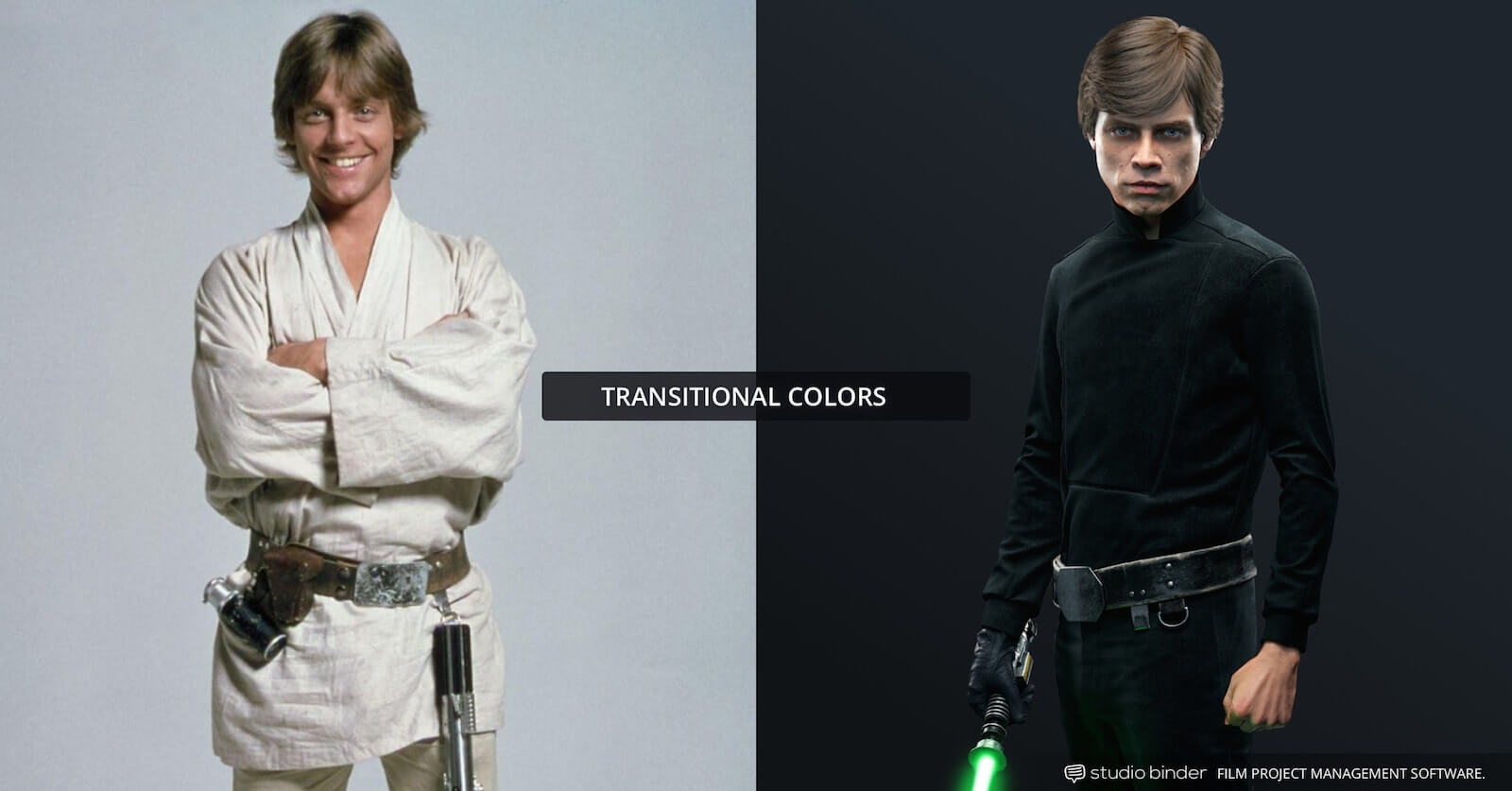 How to Use Color in Film - Example of Movie Color Palette and Scheme - Transitional - Luke Skywalker-min