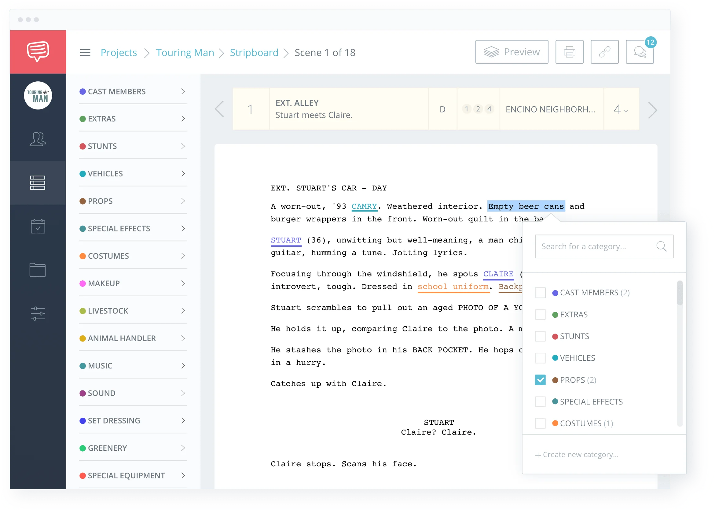 StudioBinder Film Production Apps - Script Breakdown Software for Film Production Companies