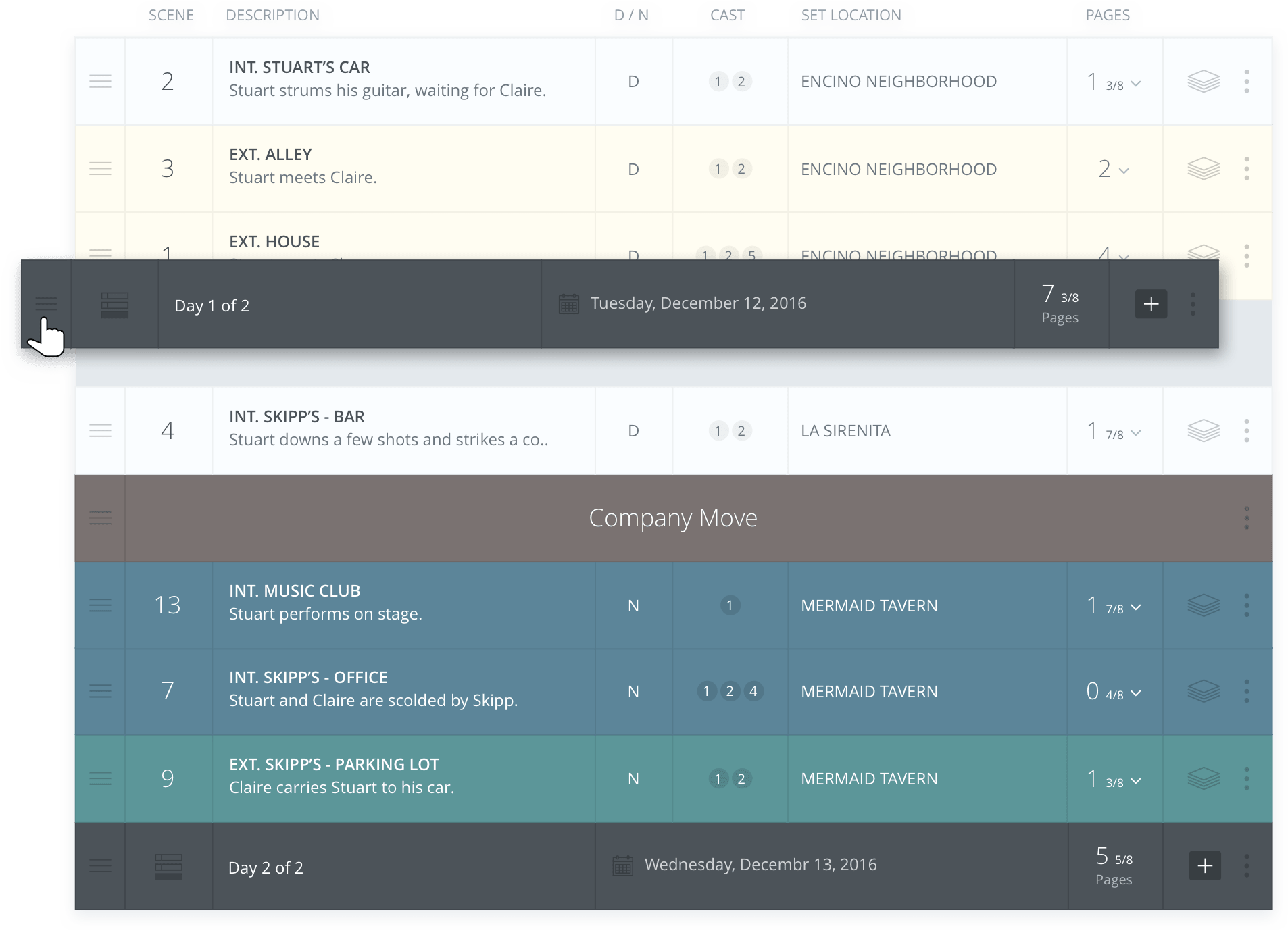 StudioBinder Production Scheduling Software For The Modern Filmmaker - Film Shooting Schedule Template for Film Production Companies