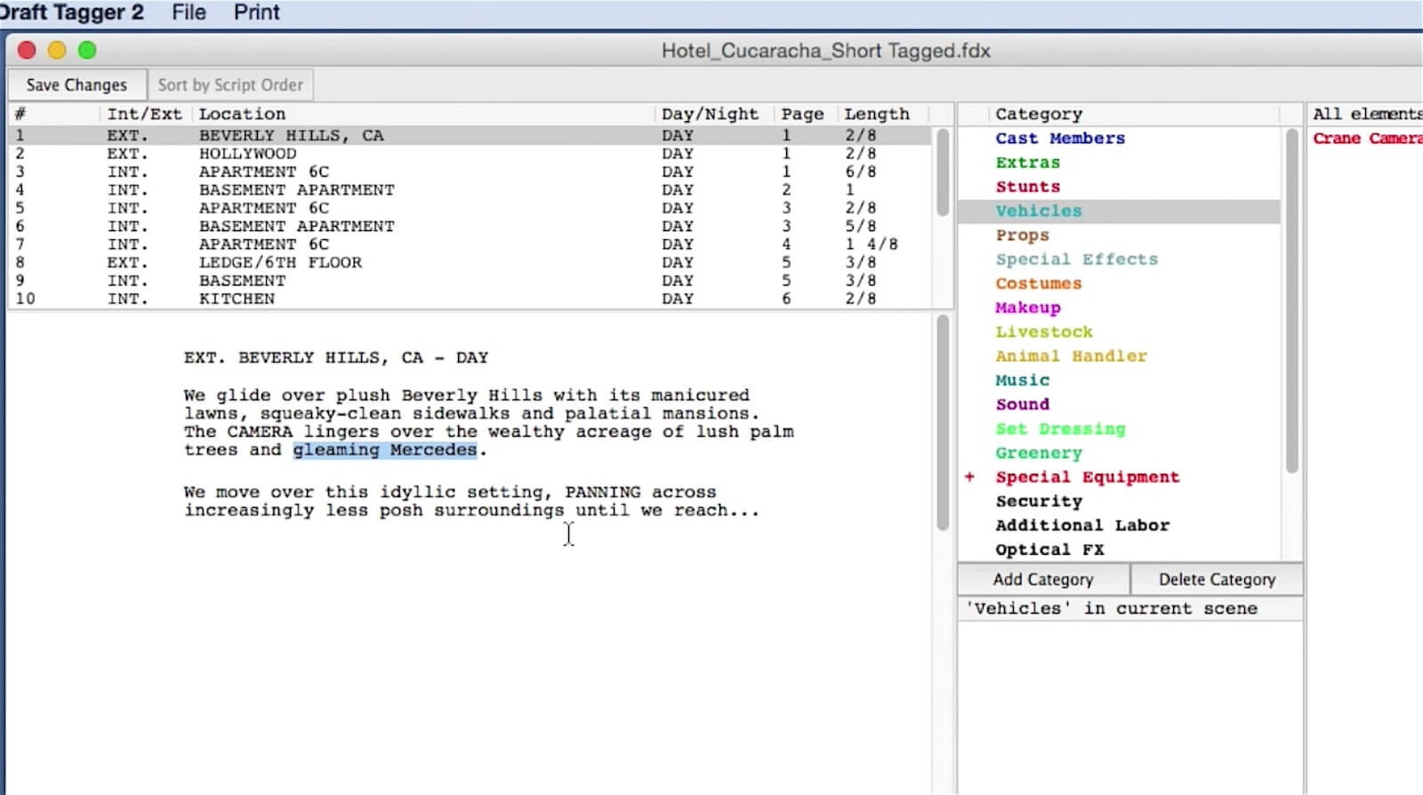 final draft beat board and script view at same time