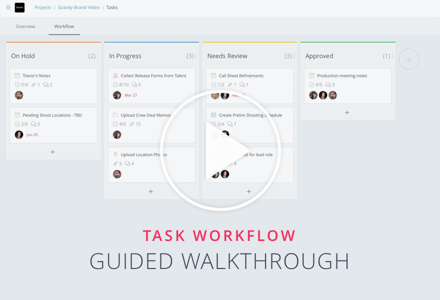 Collaboration Tutorials - Guided Tour for Task Workflow1