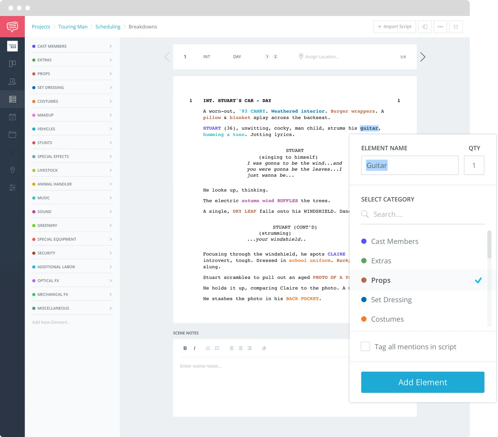 StudioBinder: Modern Script Breakdown Software For Film & TV