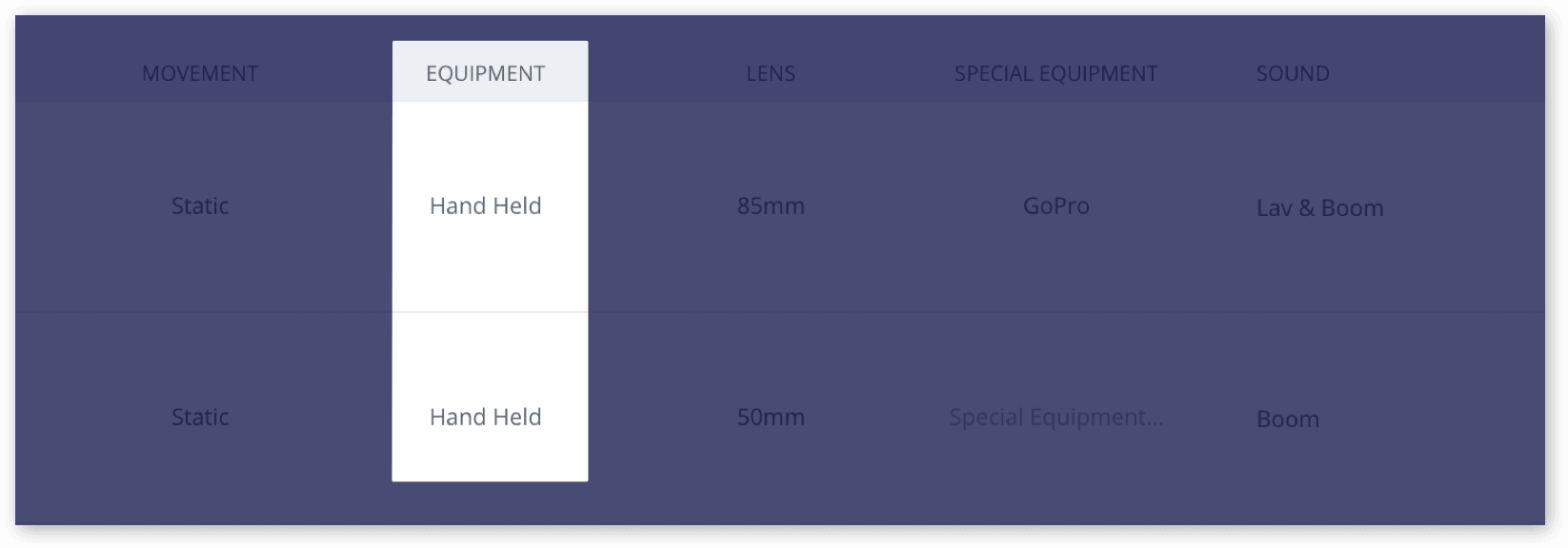 the only shot list template you need with free download construction equipment list template