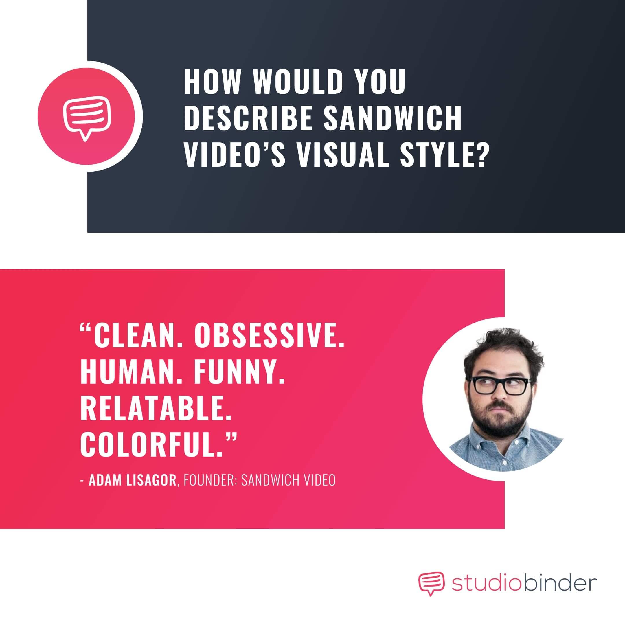 Sandwich Video on How to Create a Unique Visual Style as a Commercial Agency - StudioBinder