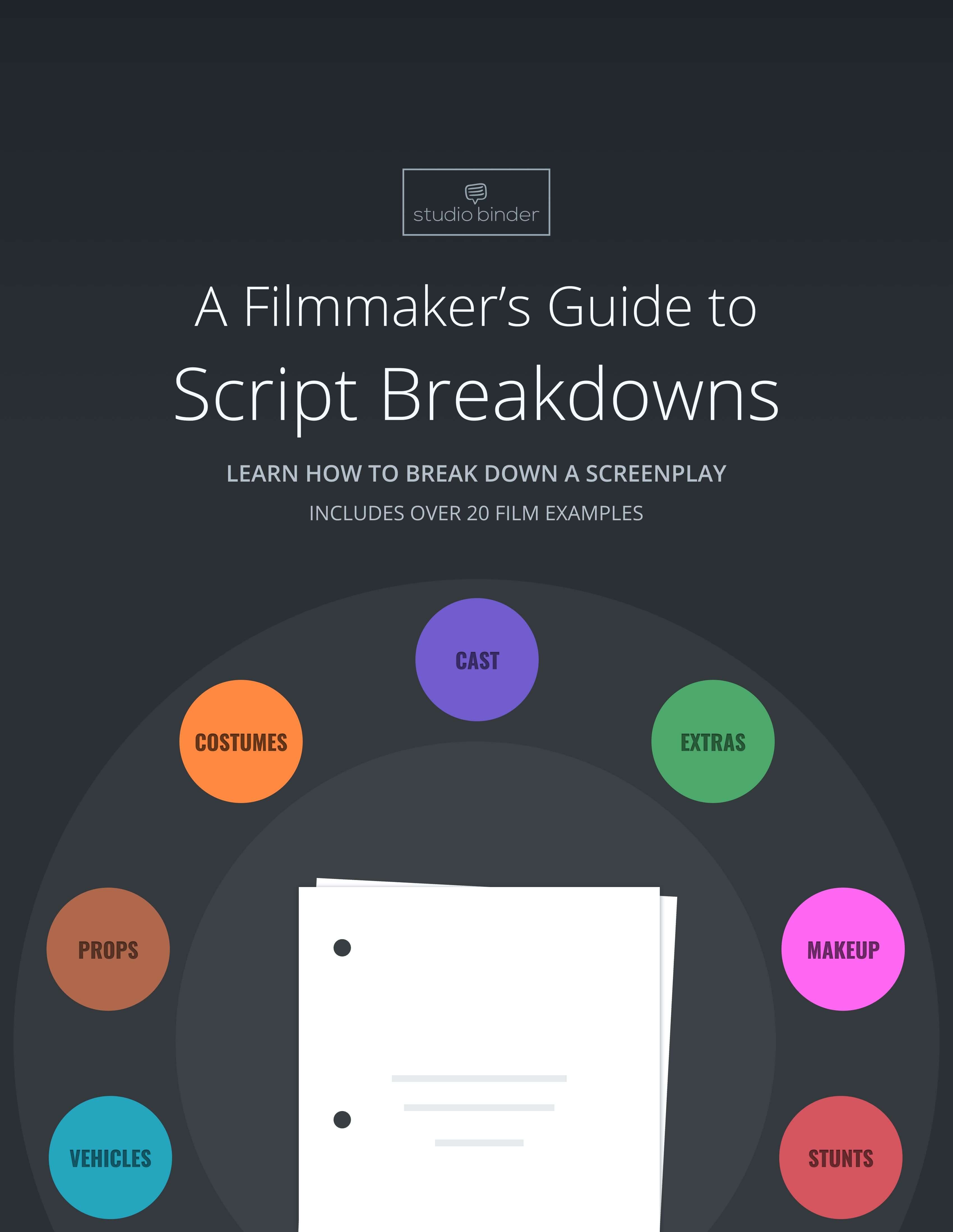 Script Breakdowns - Cover - StudioBinder