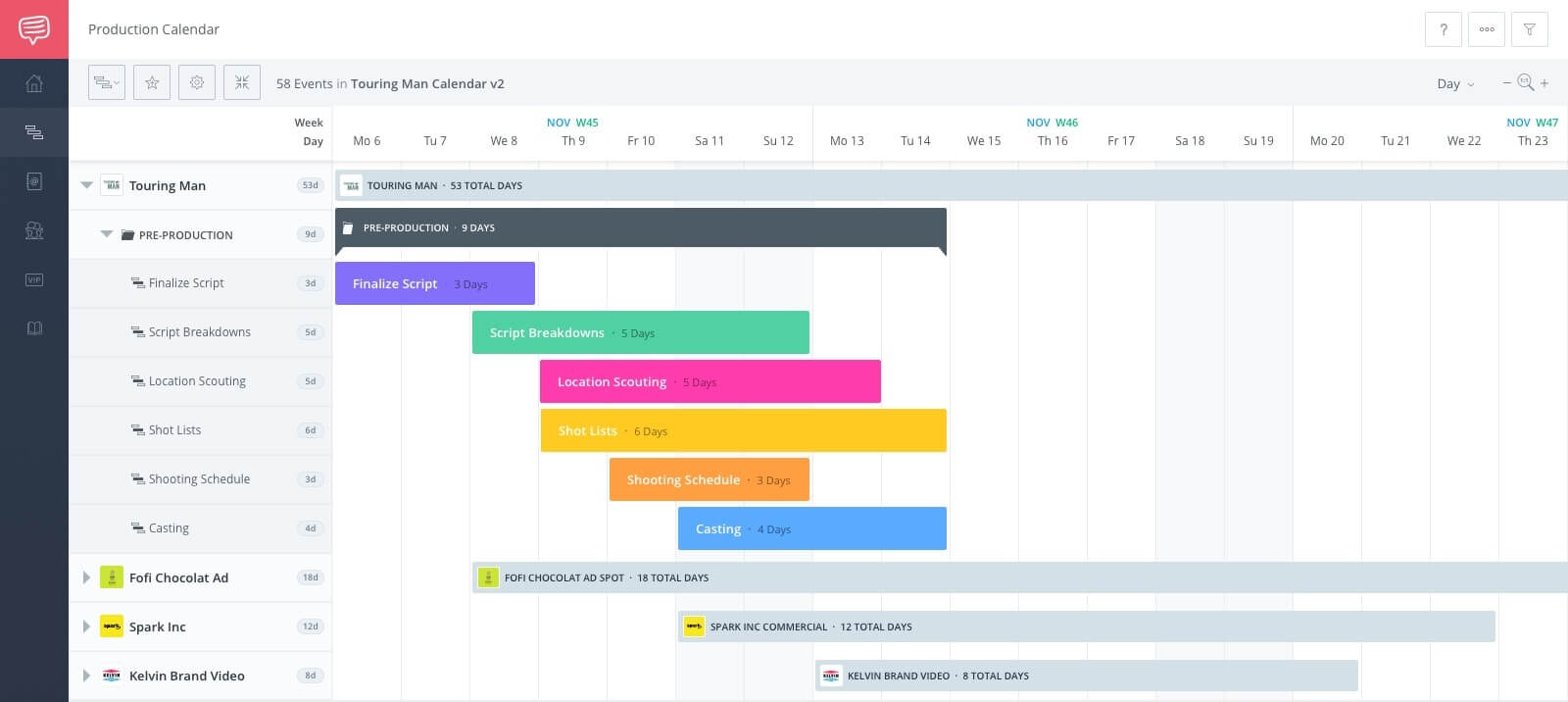How Video Producers Use Film Production Calendar Templates & Software