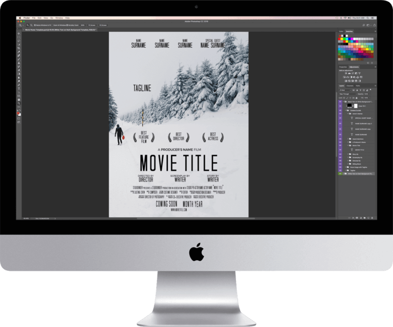 Download Your FREE Movie Poster Template for Photoshop | StudioBinder