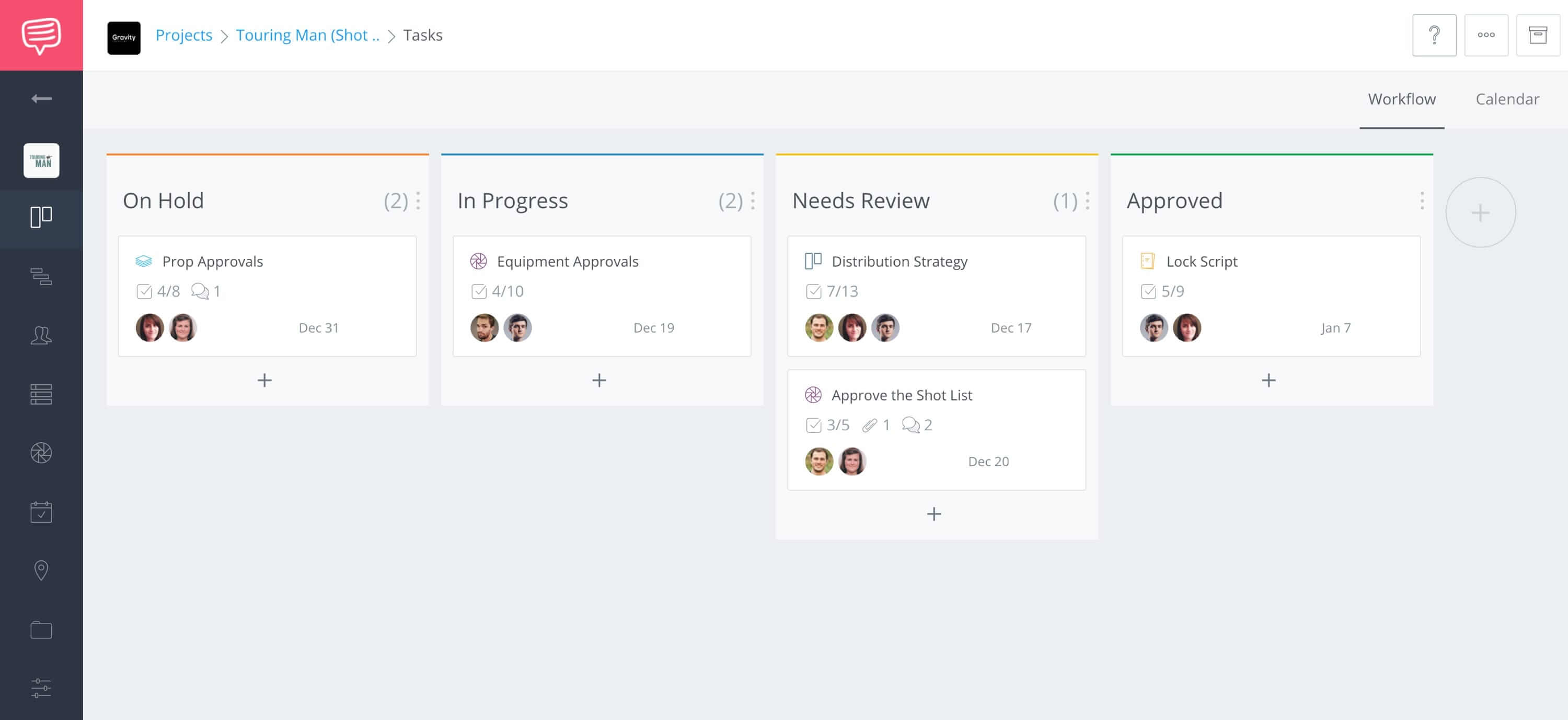 How to Create a Shot List with StudioBinder - Shot List Creator Template - Workflow Feature