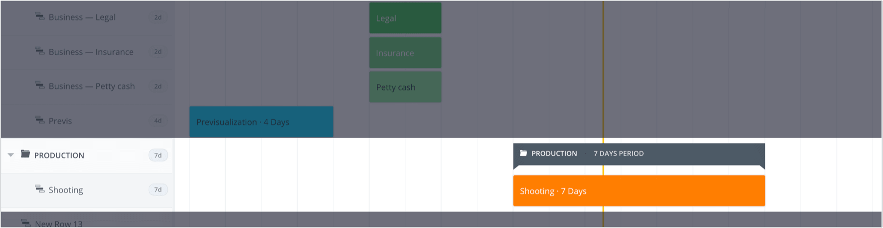 How to Plan a Shoot with a Film & Video Production Calendar - StudioBinder - 12