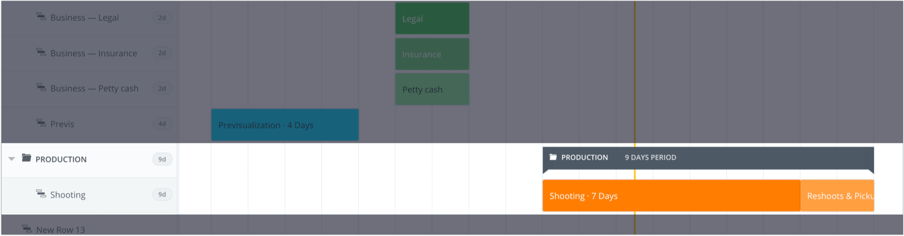 How to Plan a Shoot with a Film & Video Production Calendar - StudioBinder - 14