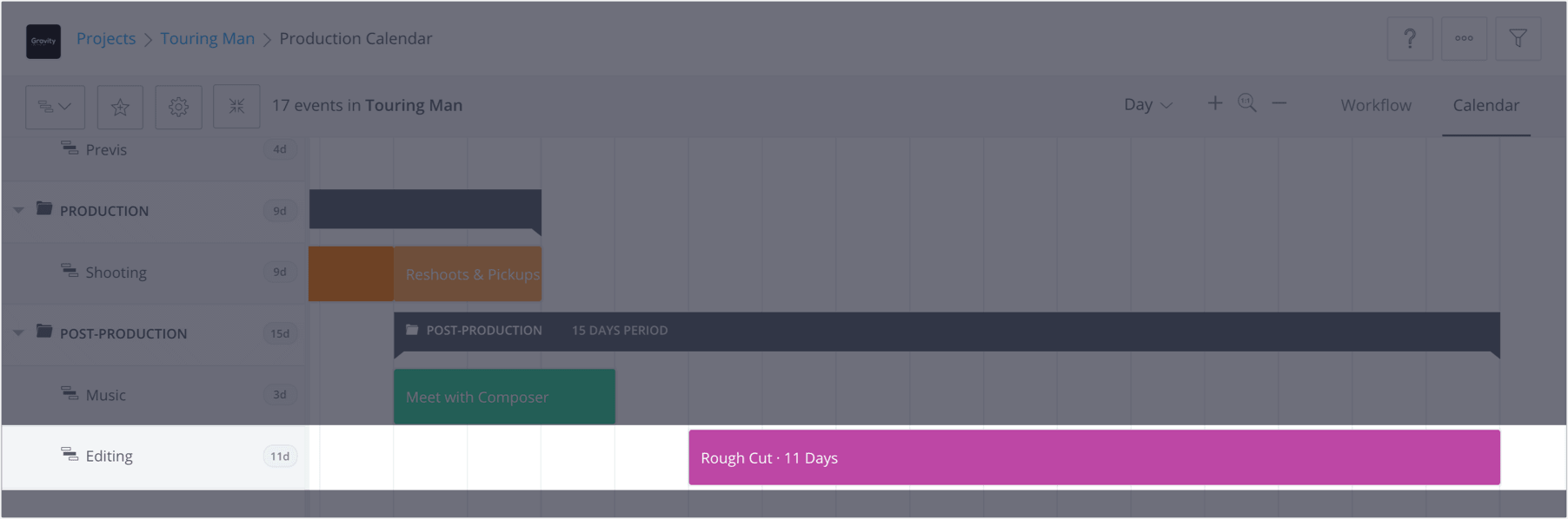 How to Plan a Shoot with a Film & Video Production Calendar - StudioBinder - 17