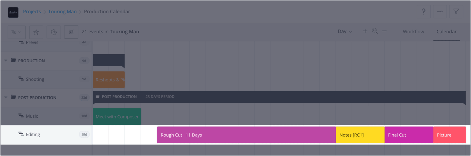 How to Plan a Shoot with a Film & Video Production Calendar - StudioBinder - 18