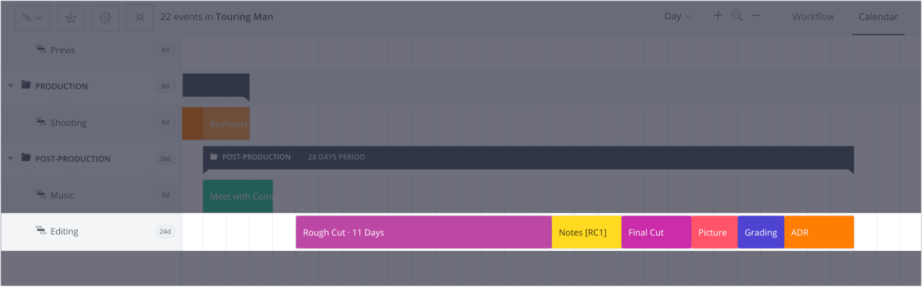 How to Plan a Shoot with a Film & Video Production Calendar - StudioBinder - 21