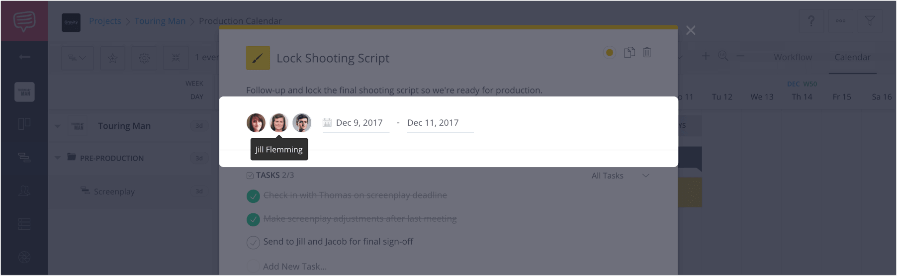 How to Plan a Shoot with a Film & Video Production Calendar - StudioBinder - 5
