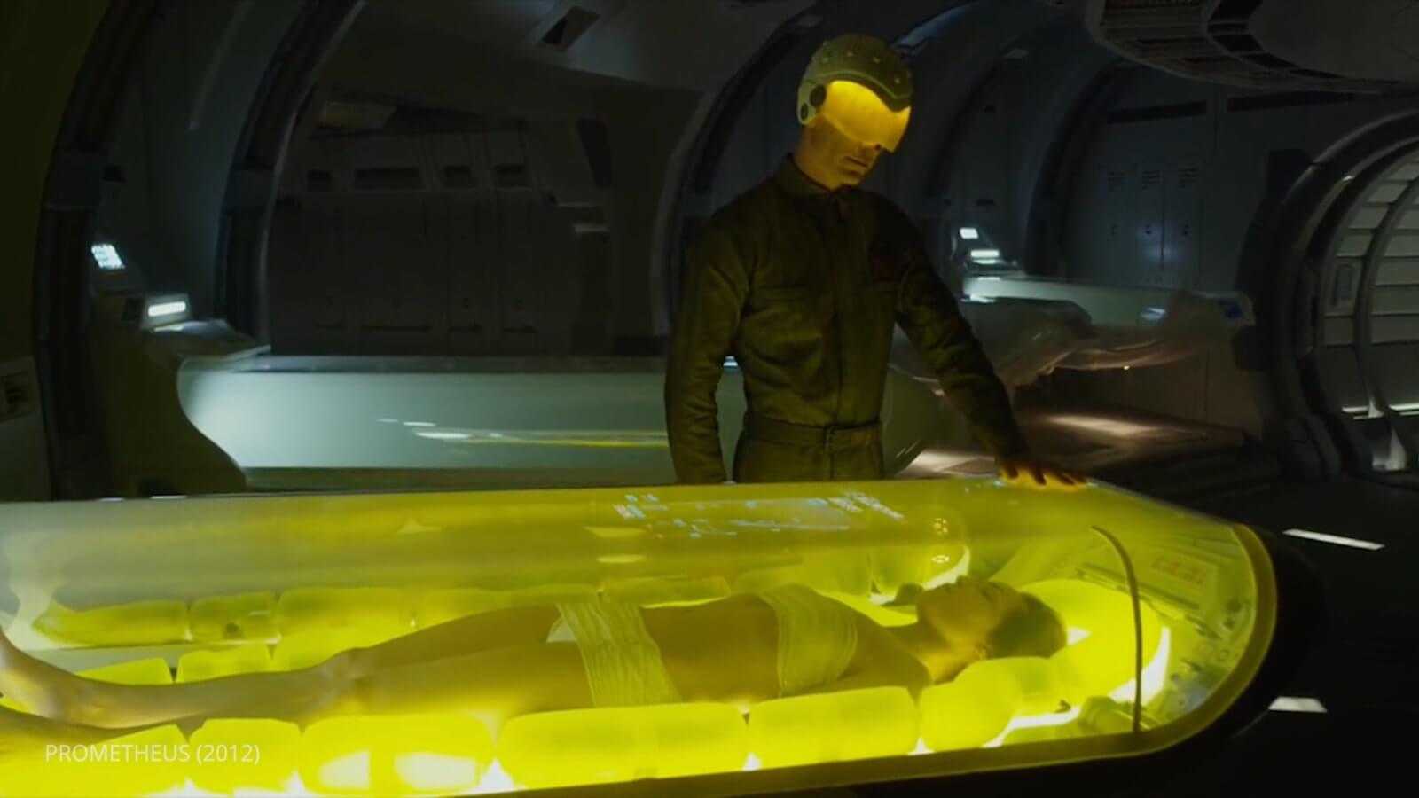 Ridley Scott Movie Color Palette - Prometheus - Yellow Chambers