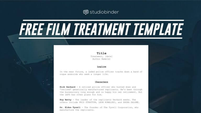 Free Film Treatment Template - Featured - StudioBinder