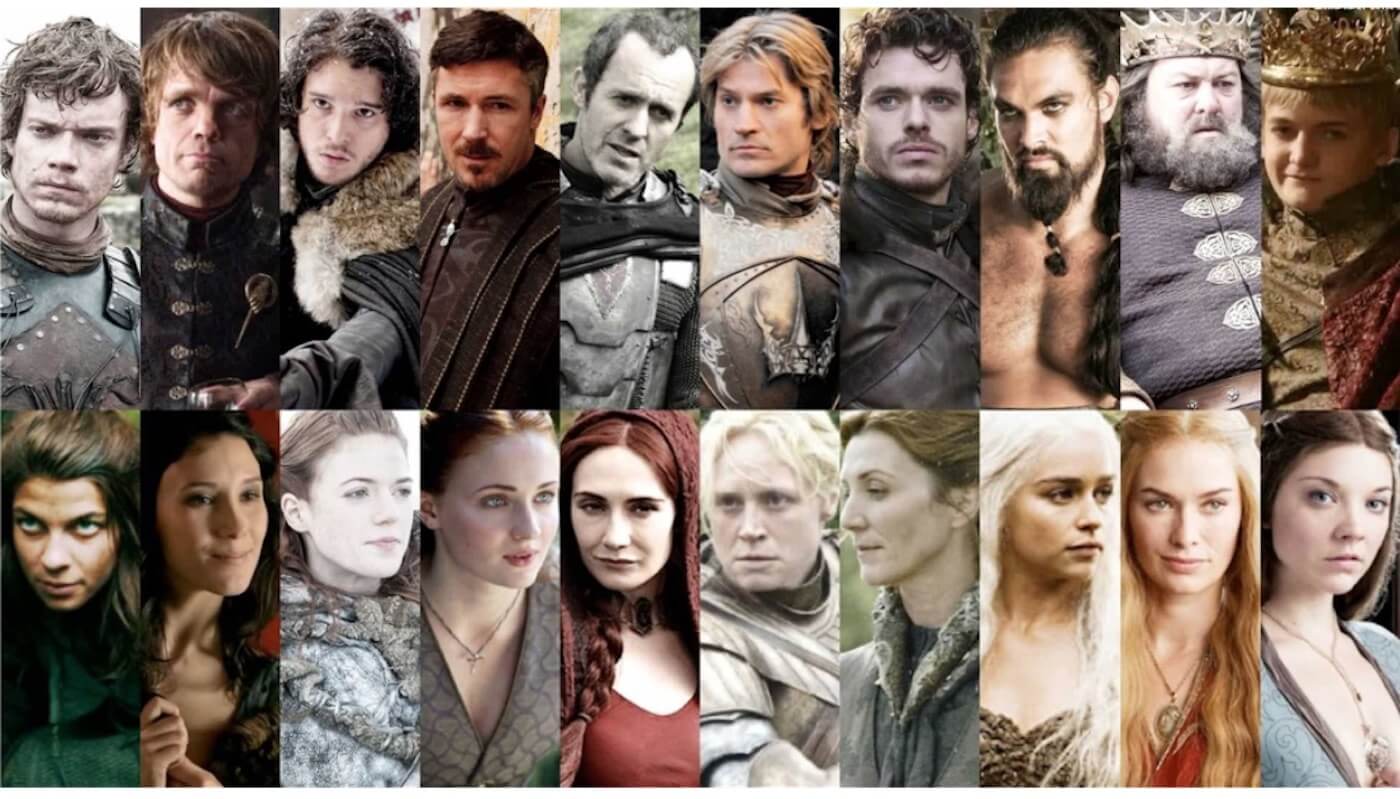 How to Create a TV Show Pitch Bible that Sells - Tiny fraction of the characters with individual storylines in Game of Thrones - StudioBinder How to Create a TV Show Pitch Bible that Sells - Tiny fraction of the characters with individual storylines in Game of Thrones - StudioBinder