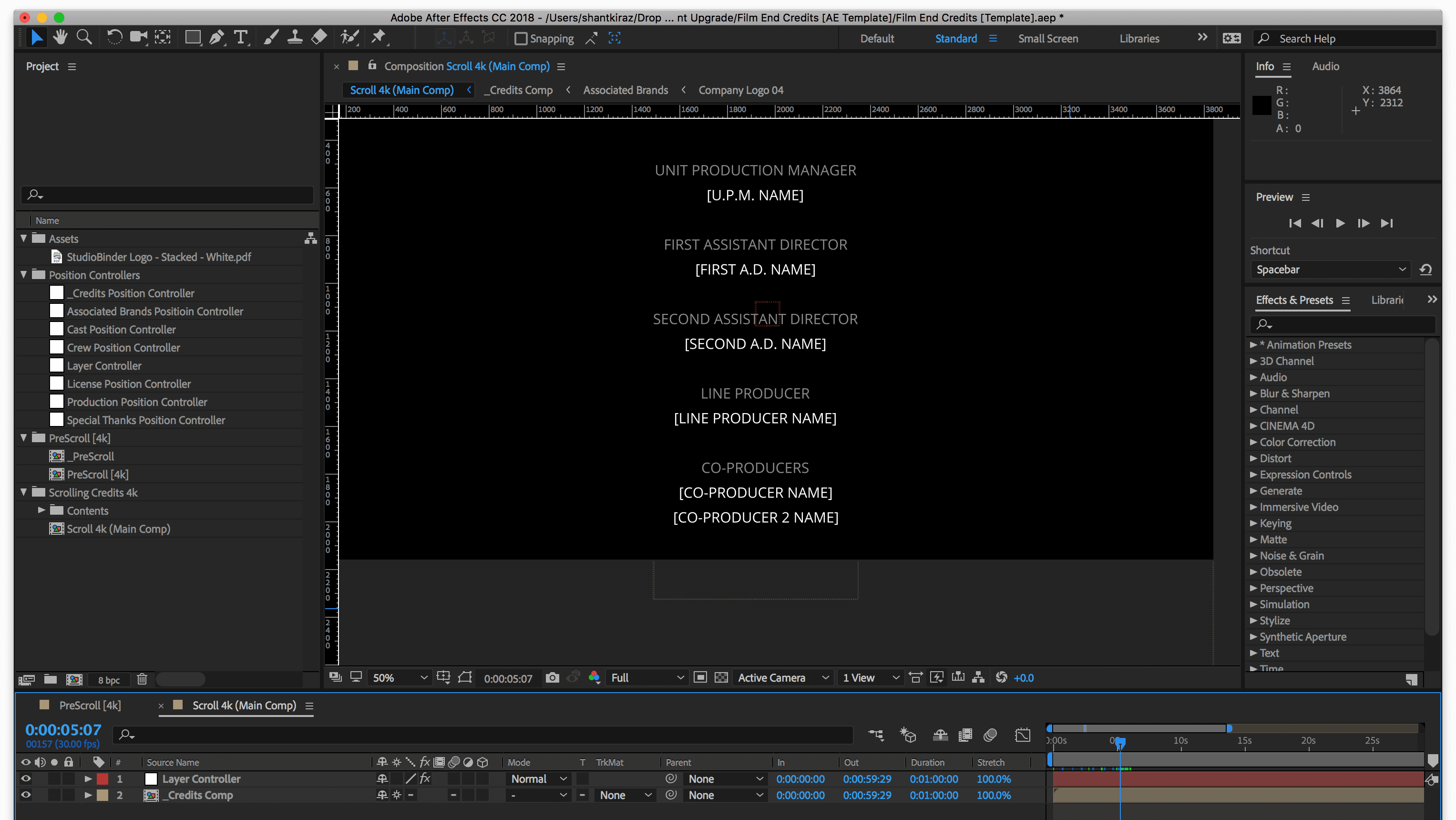 Free Film Credits Order Template And Worksheet StudioBinder Free Film Credits Order Template And Worksheet StudioBinder