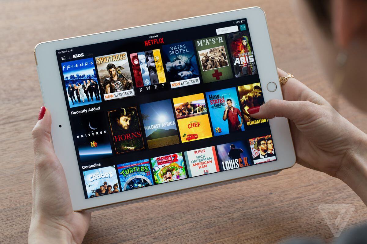 Film Distribution for Film - Netflix Watching on iPad