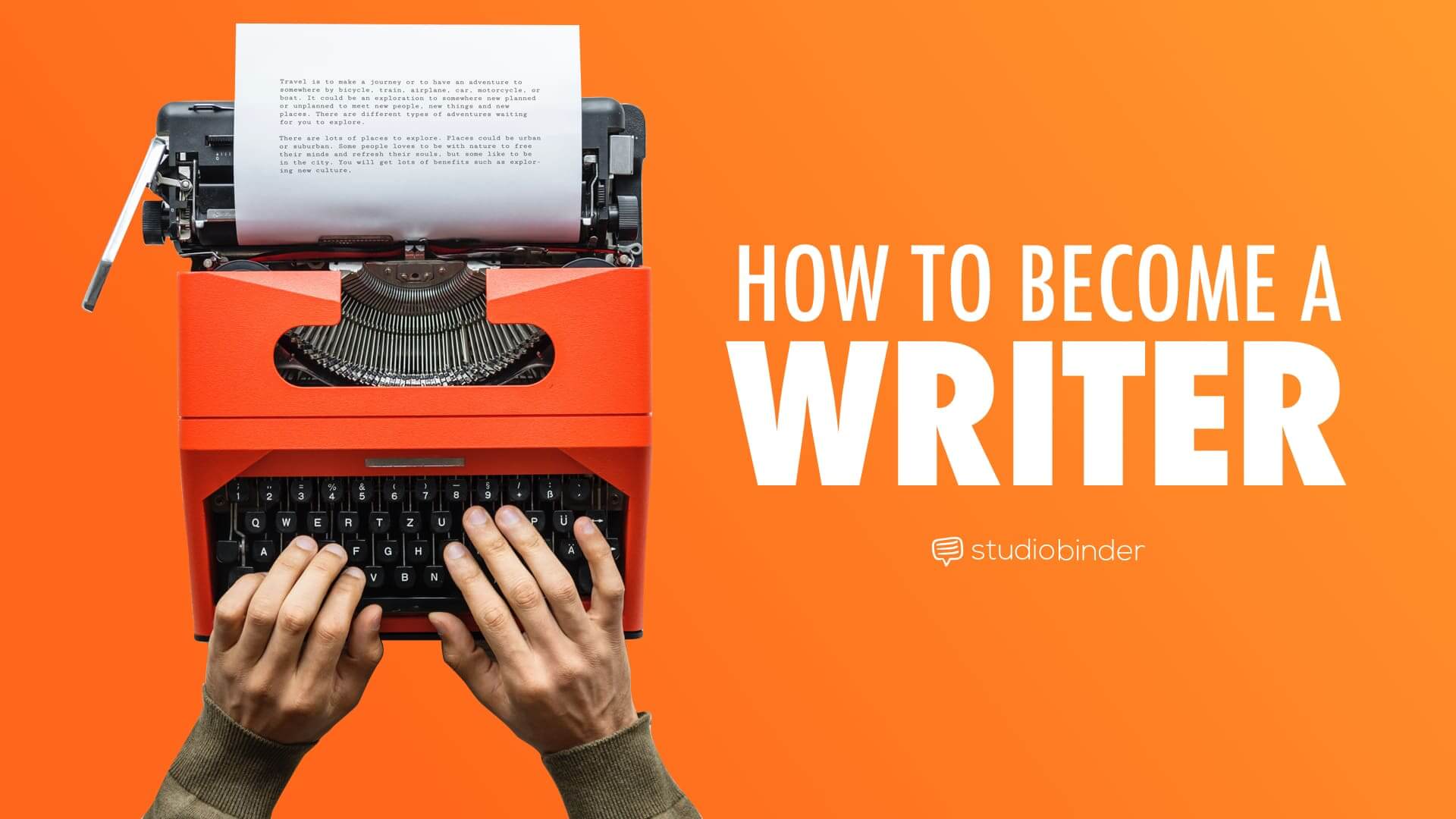 becoming a writer essay