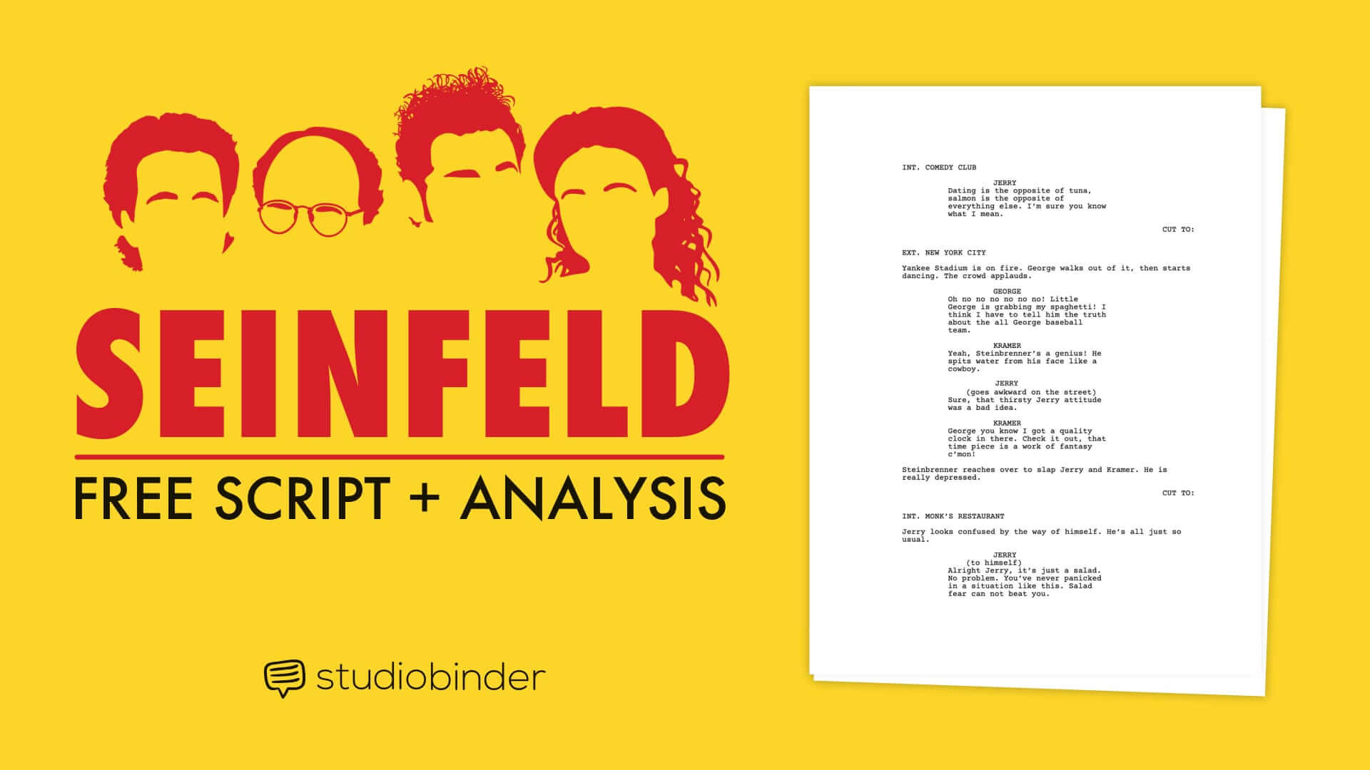 Writing A Sitcom Script Seinfeld Scripts Analysis Amp Free