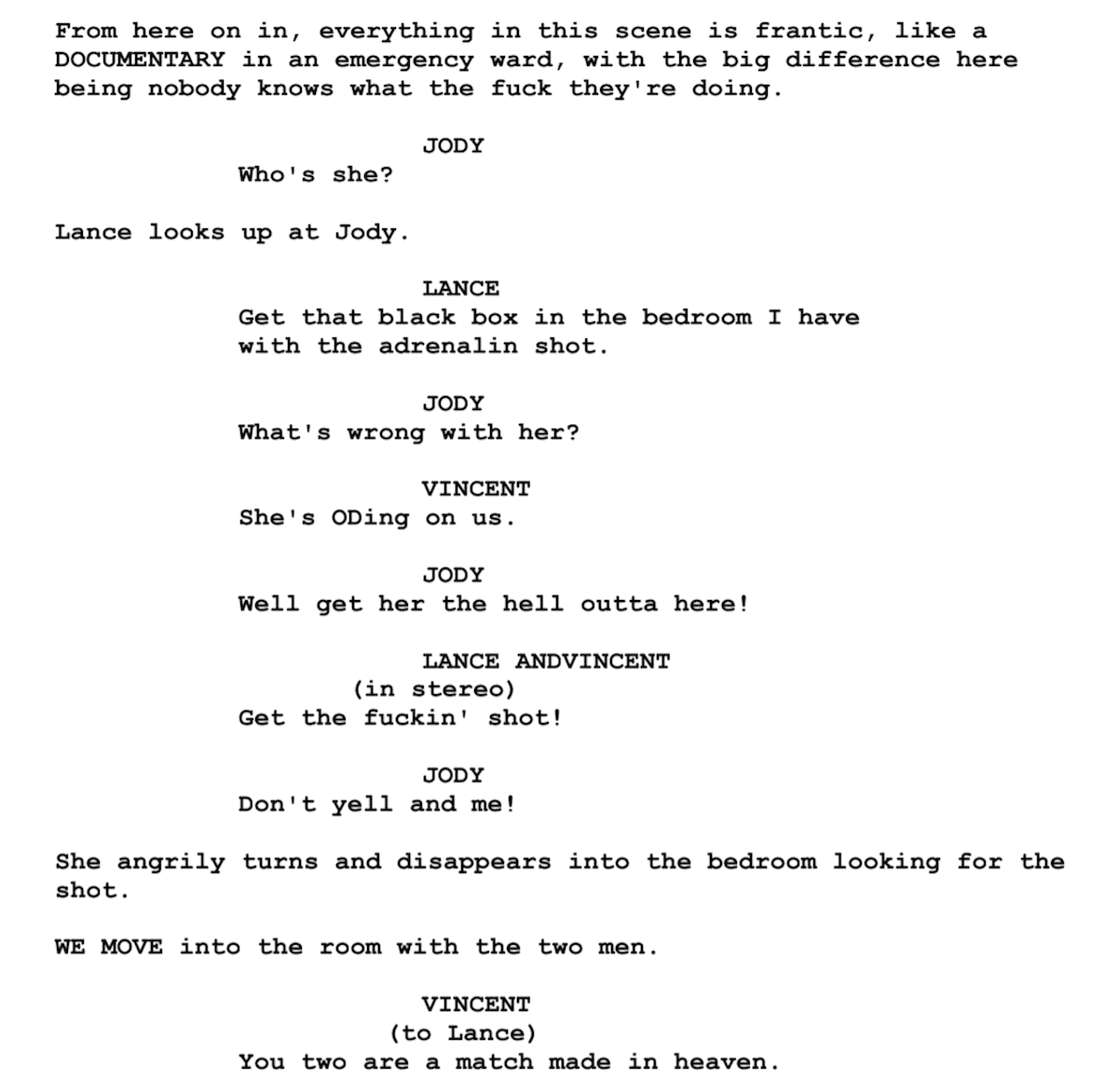 Screenplay Examples Pulp Fiction Script FREE Script Download 