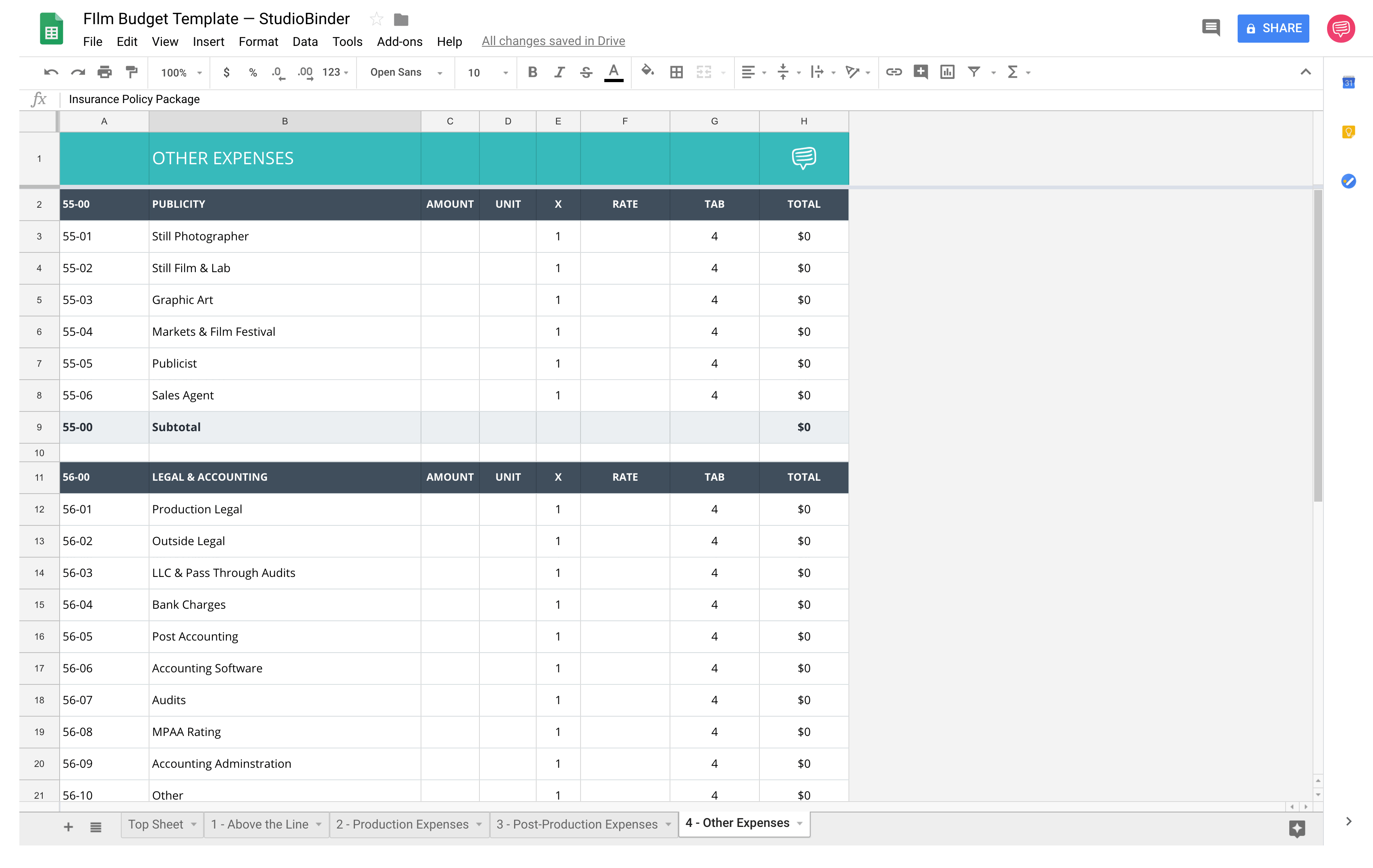 Download your FREE Film Budget Template for Film & Video Production