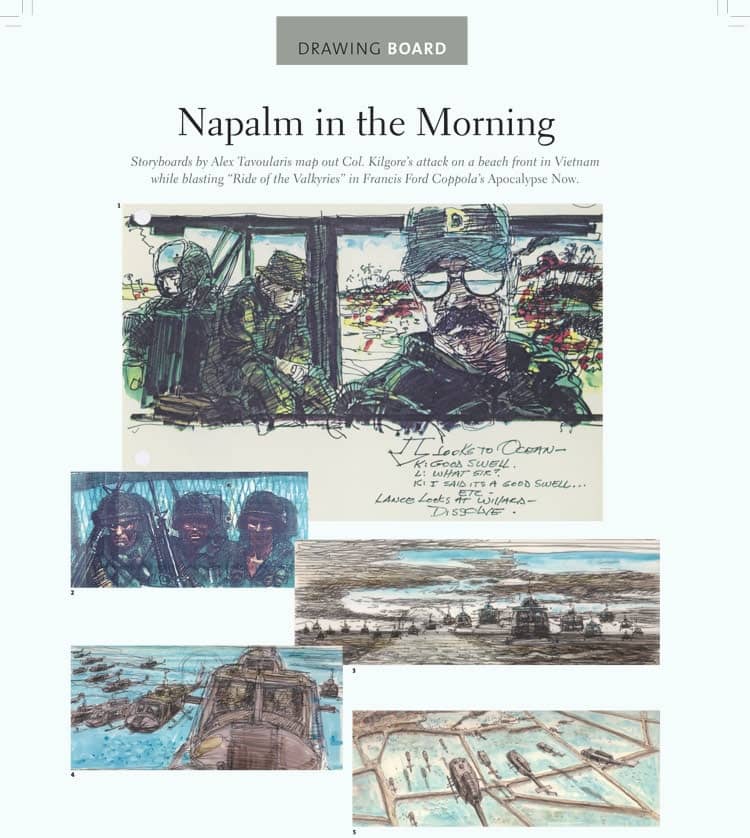 Film Storyboard Examples - Movie Storyboard Sample - Francis Ford Coppola - Apocalypse Now - StudioBinder