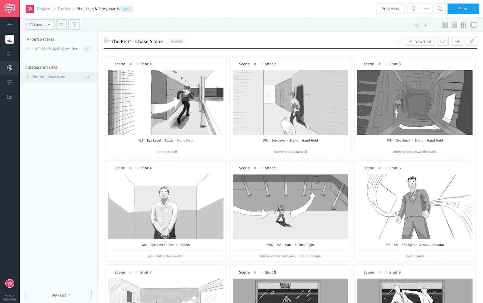 FREE Storyboard Templates (PDF, PSD, PPT, DOCX) & Story Board Creator ...