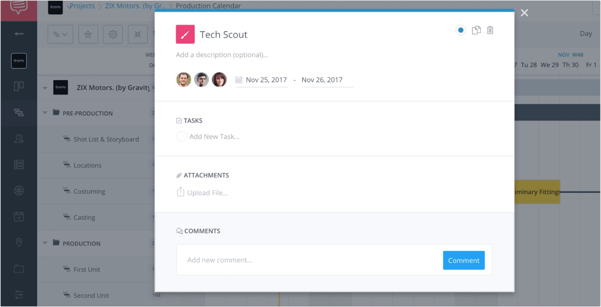 Production Planning Software - Assign Team Members - Film Production Management Software - StudioBinder Production Planning Software - Assign Team Members - Film Production Management Software - StudioBinder