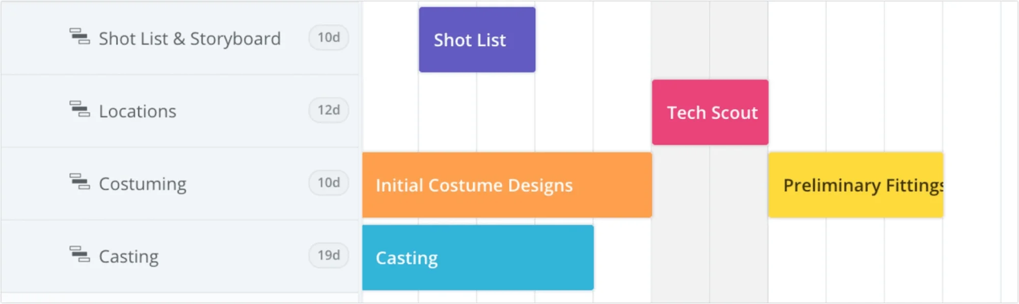 Production Planning Software - Events - Film Production Management Software - StudioBinder