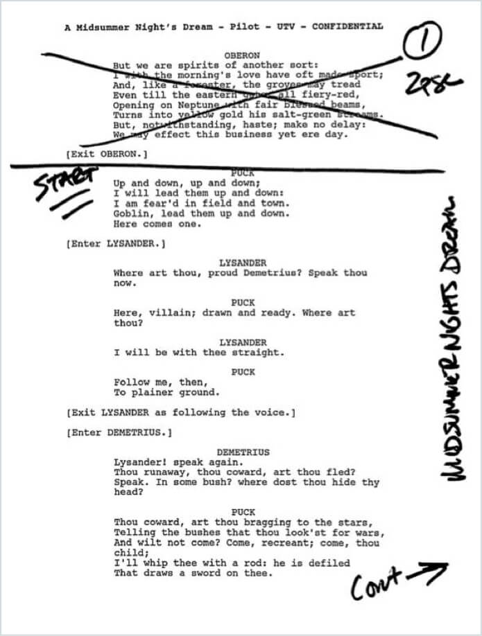 Read Through - Table Read - Script Sides - StudioBinder