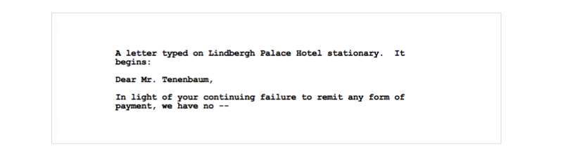 Wes Anderson Script - Wes Anderson Style - StudioBinder Wes Anderson Script - Wes Anderson Style - StudioBinder