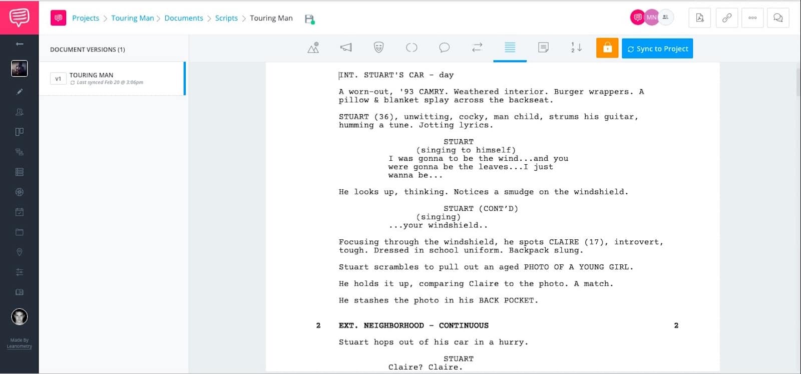 documentary script template final draft Inside Shooting Script Template Word