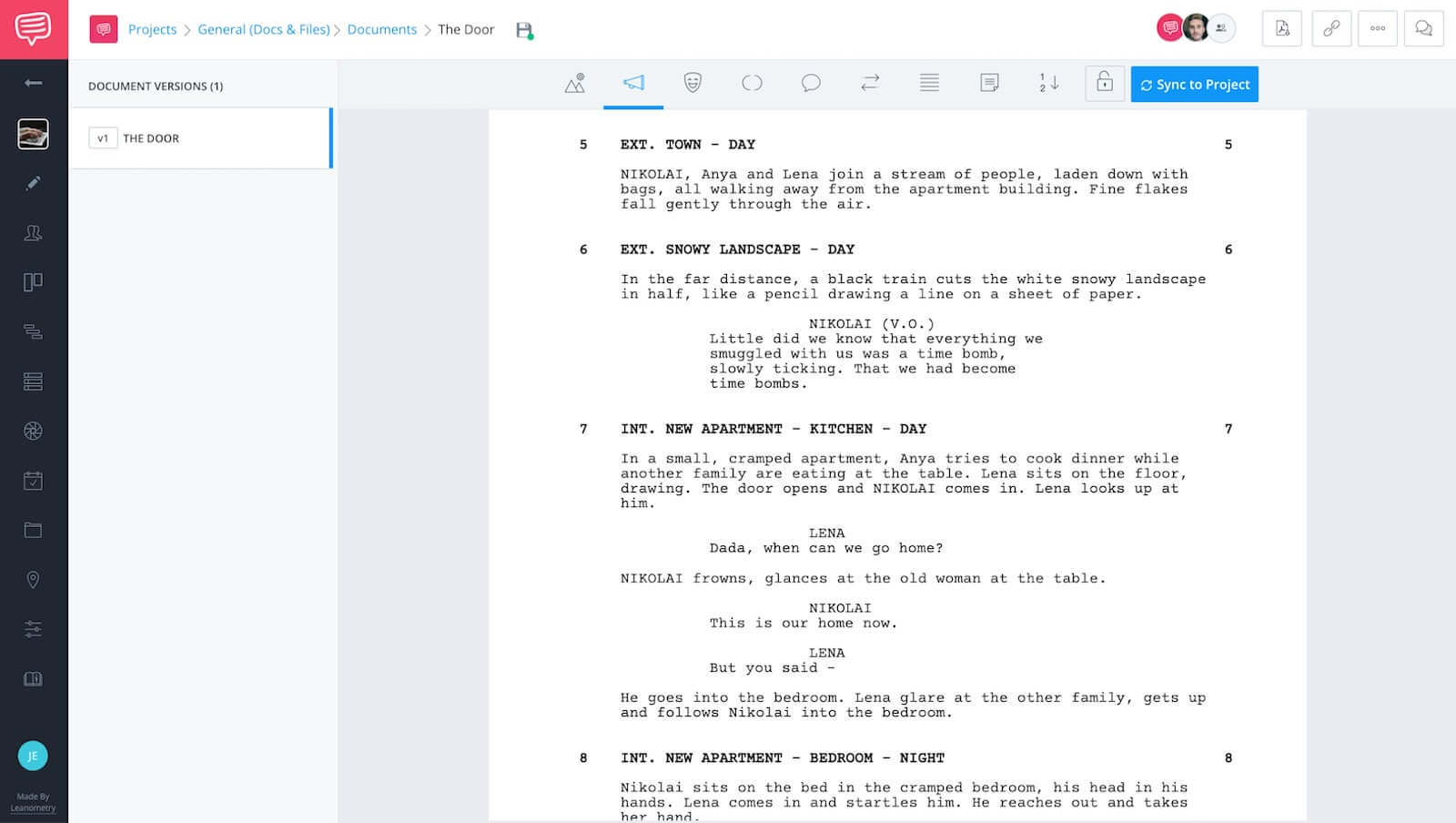 Short Film Writing Shorts The Door Script 2 Screenwriting Software StudioBinder