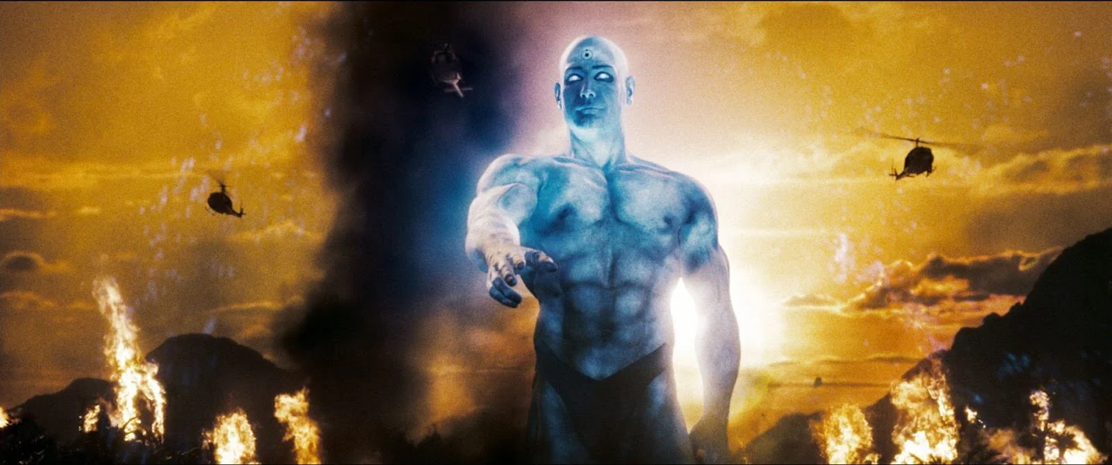 Directing Styles Zack Snyder Color Dr Manhattan