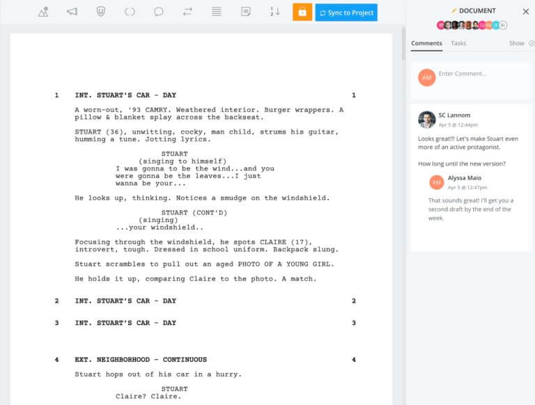 StudioBinder’s Screenwriting Software — Development through Production