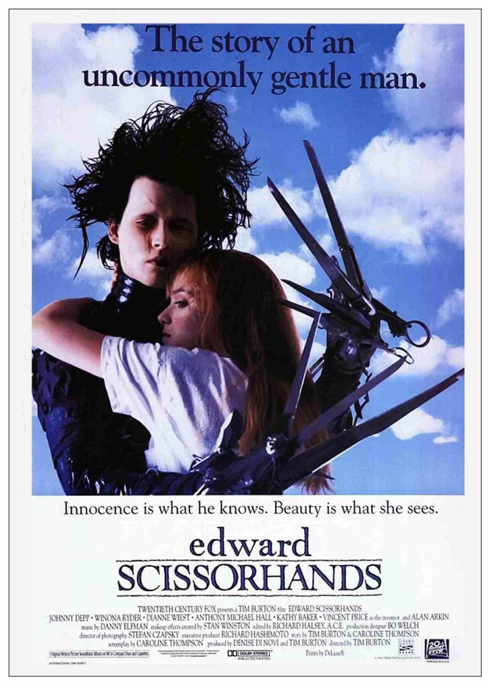 best movie taglines edward scissorhands
