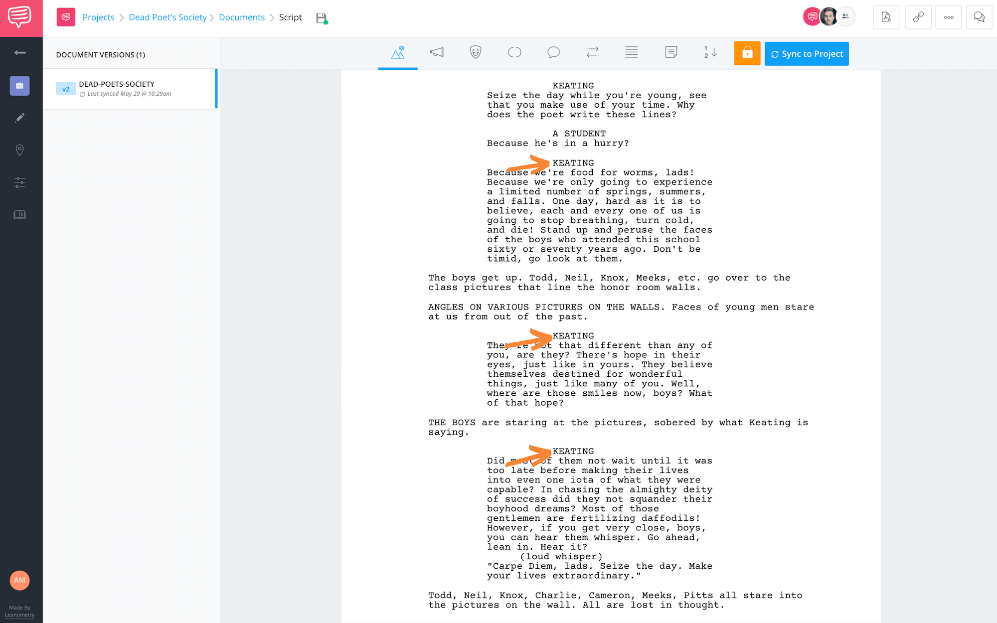Writing-Exposition-Dead-Poets-Script Writing Exposition Dead Poets Script