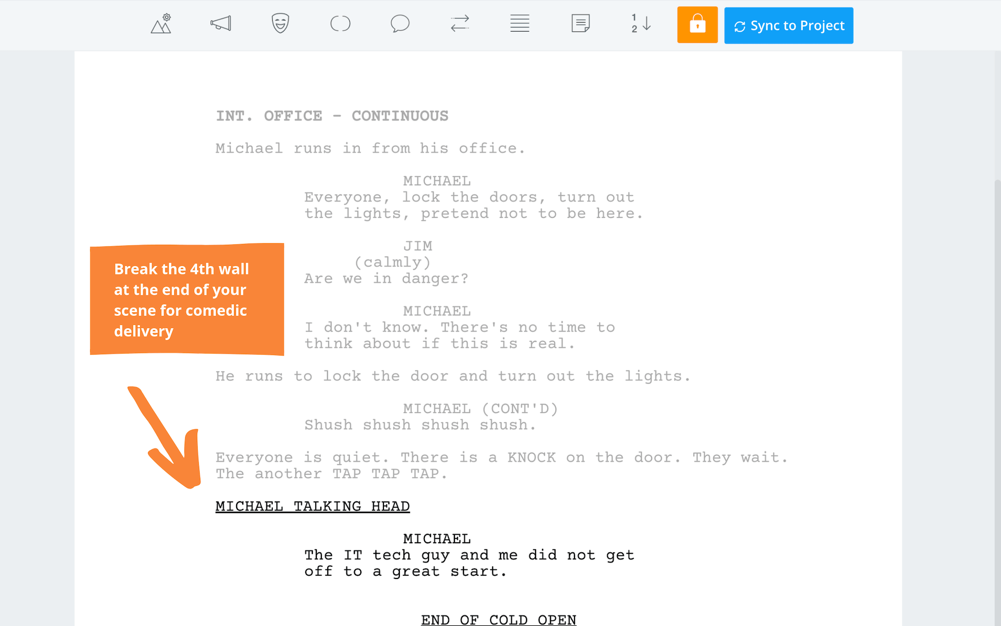 Writing-Exposition-Fourth-Wall Writing Exposition Fourth Wall