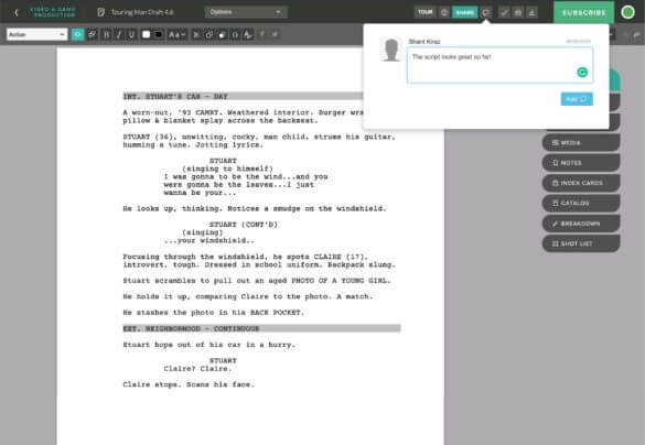 celtx 2.9.7 script deleted