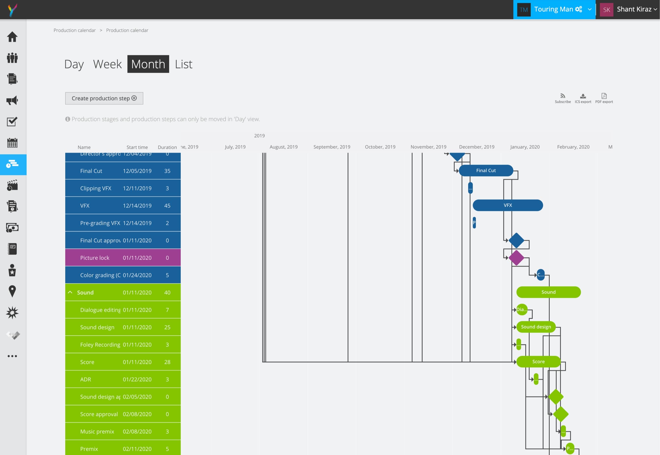 Best Alternative to Yamdu - Production Calendar