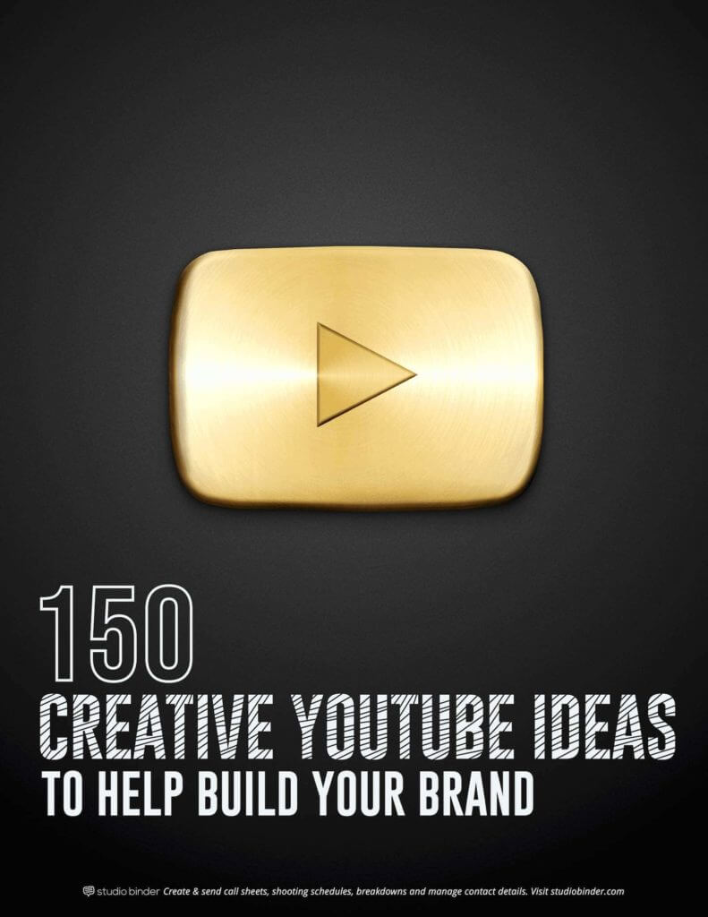 161 Creative YouTube Video Ideas | FREE Channel Ideas List