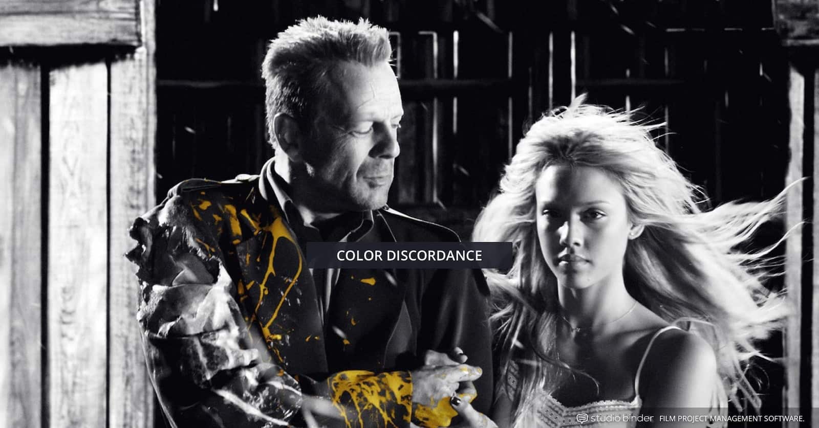 How to Use Color in Film - Movie Color Palette Example - Sin City