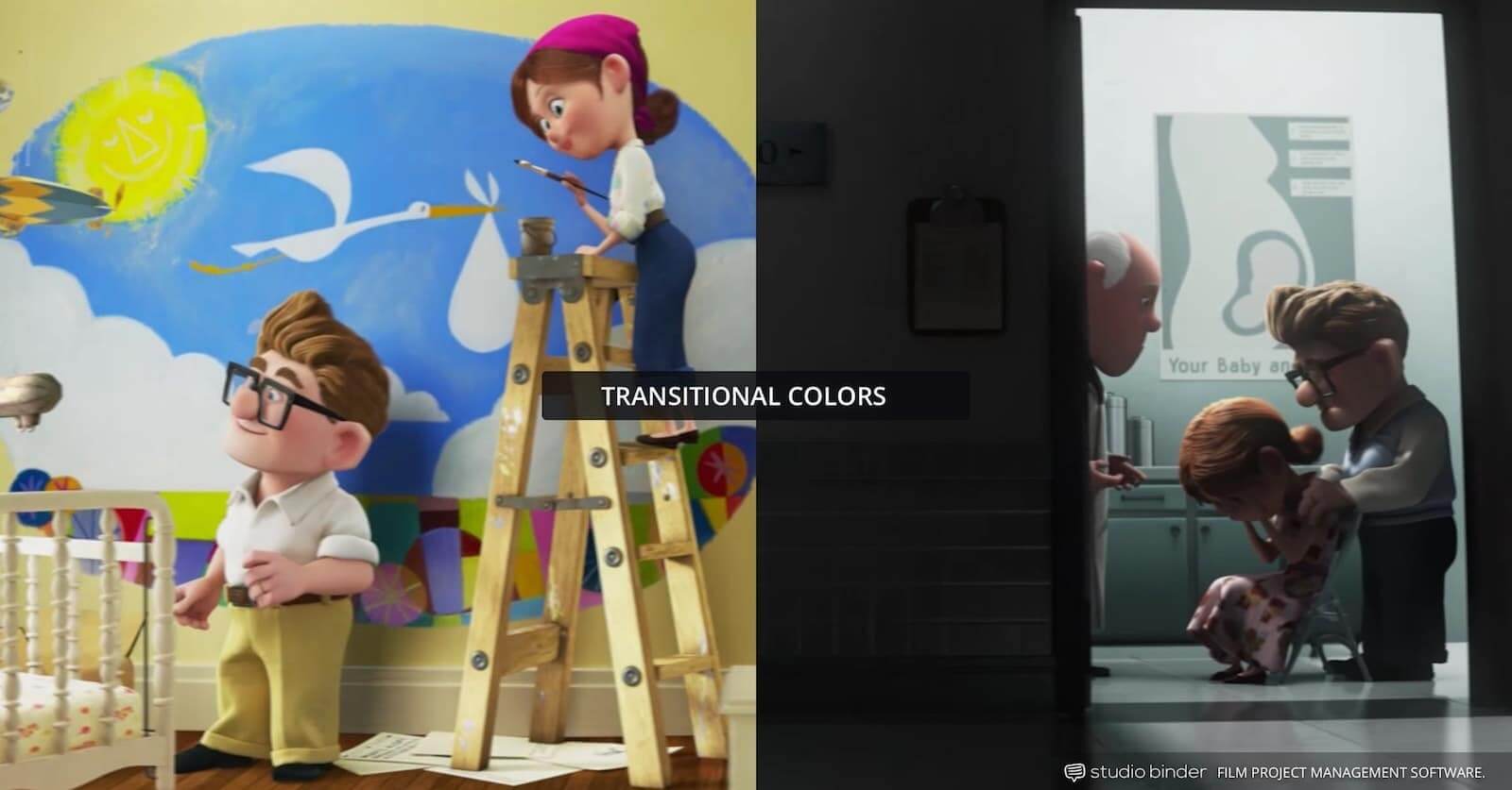 How to Use Color in Film - Transitional Colors - Up