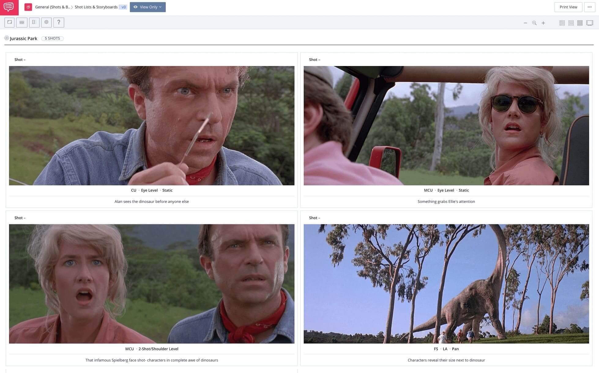 Kuleshov Effect - Spielberg Best Movies - Jurassic Park - StudioBinder Online Shot List Software