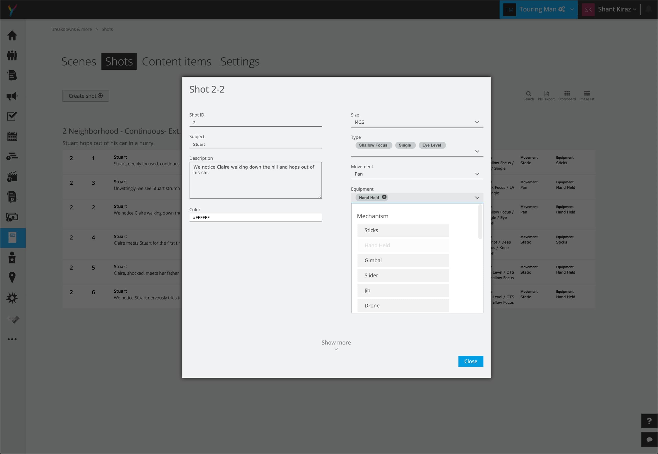 StudioBinder vs. Yamdu - Shot List and Storyboard Maker
