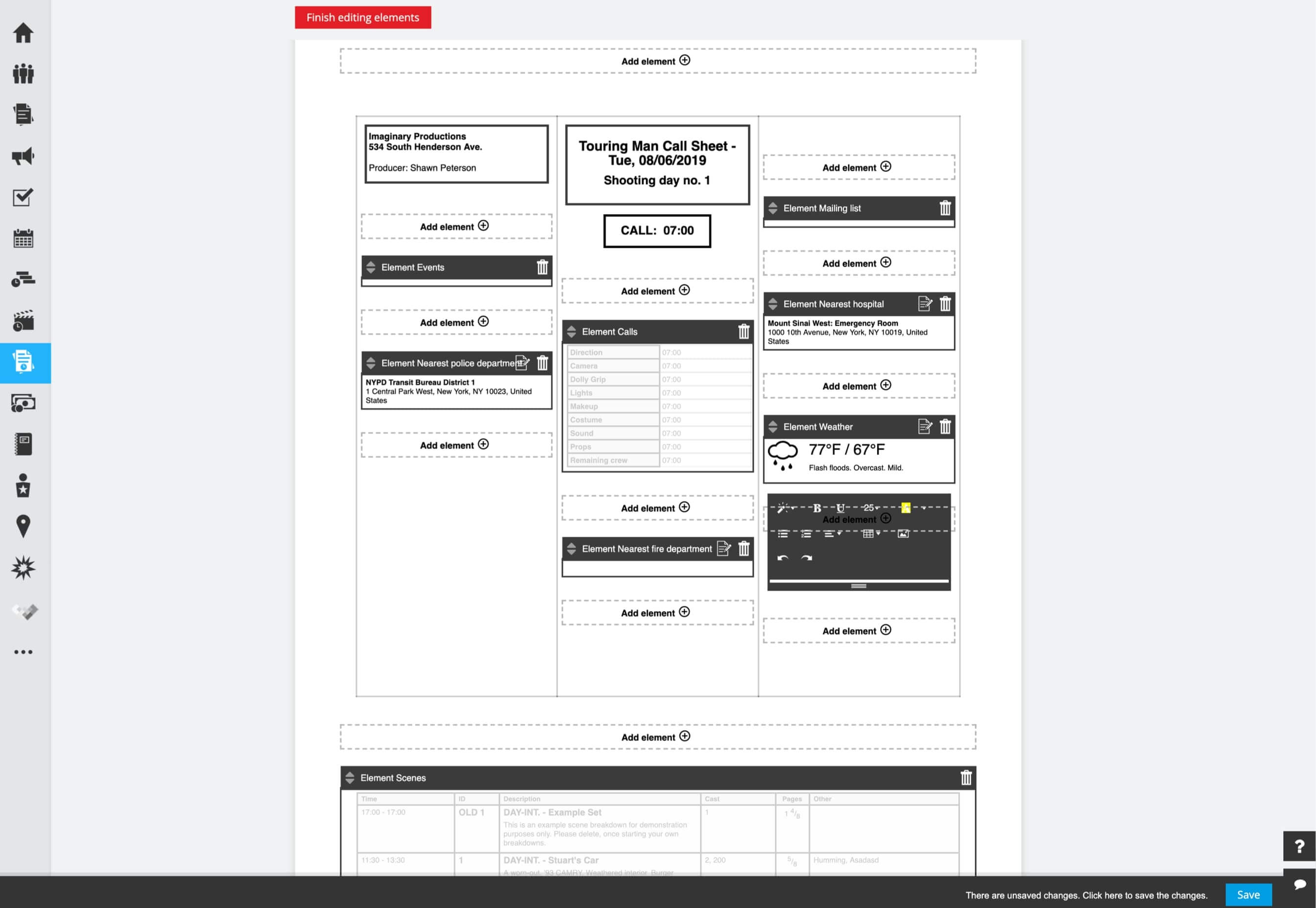 The Best Alternative to Yamdu Call Sheet Software - Excess Modules