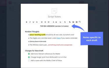 How To Write Script Notes In StudioBinder (with Industry Examples)